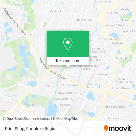 Print Shop map