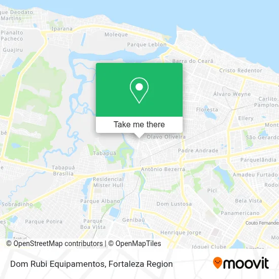 Dom Rubi Equipamentos map