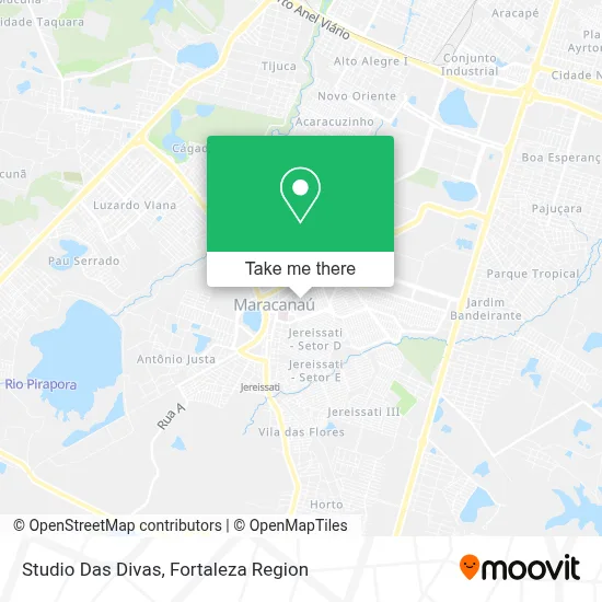 Studio Das Divas map