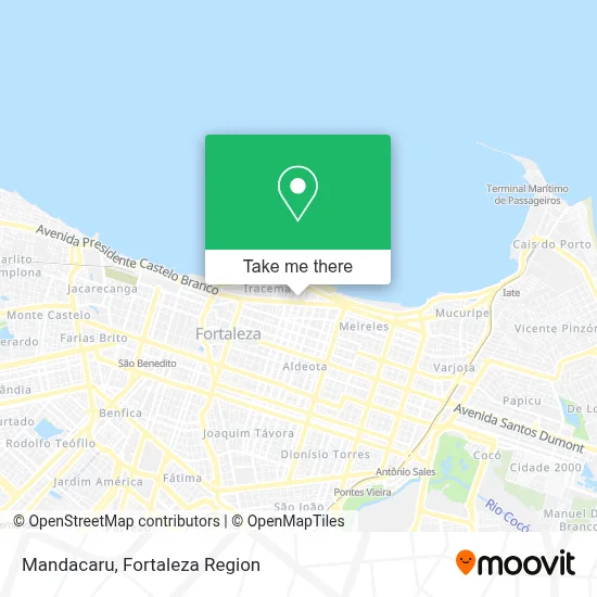 Mandacaru map