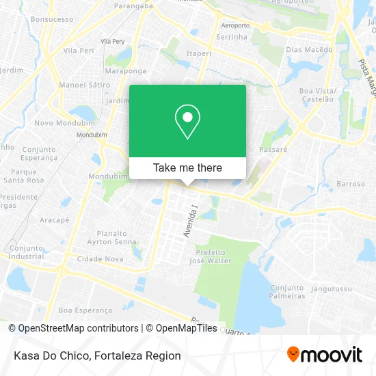 Kasa Do Chico map