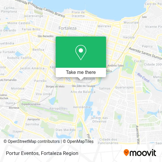 Portur Eventos map