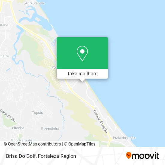 Brisa Do Golf map