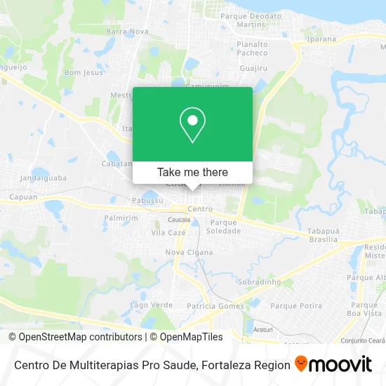 Centro De Multiterapias Pro Saude map
