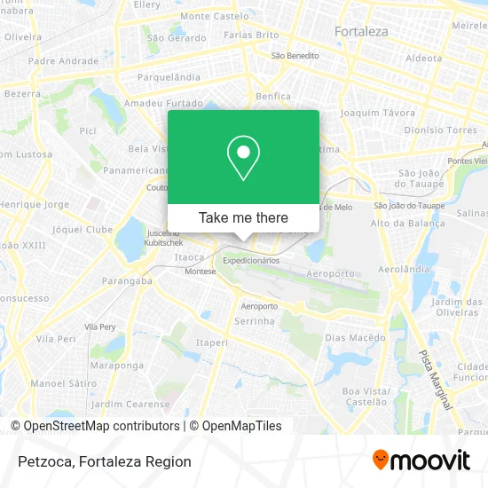 Petzoca map