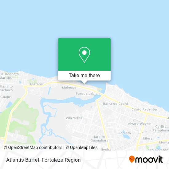 Atlantis Buffet map