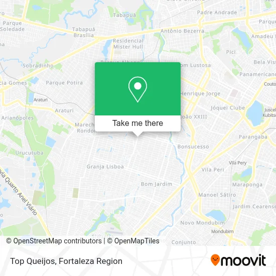 Top Queijos map