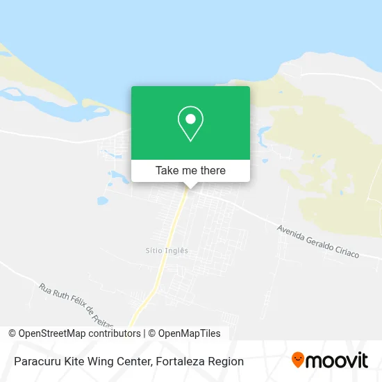 Paracuru Kite Wing Center map