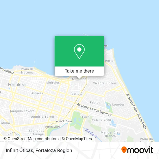 Infinit Óticas map