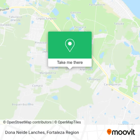 Dona Neide Lanches map