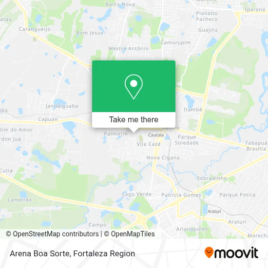 Arena Boa Sorte map