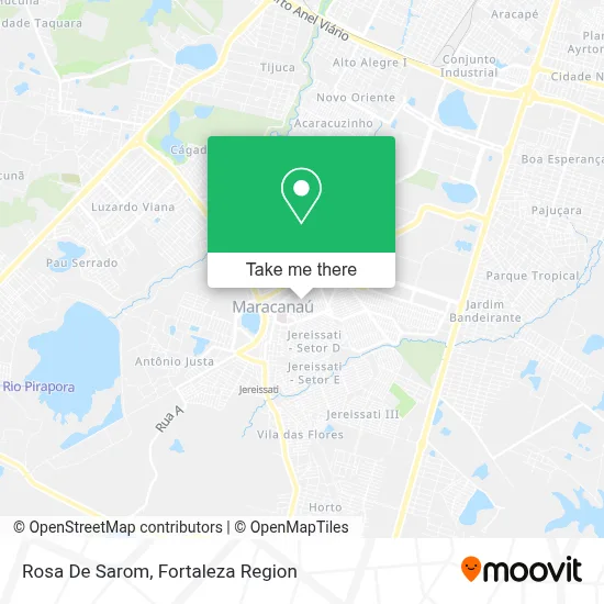Rosa De Sarom map