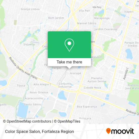 Color Space Salon map