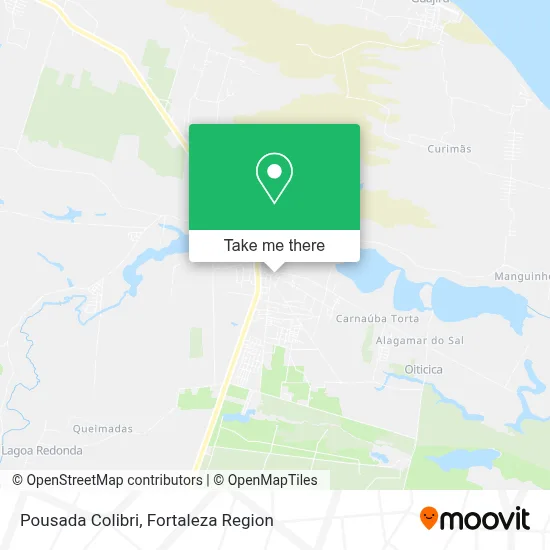 Pousada Colibri map
