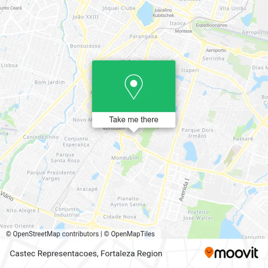 Castec Representacoes map