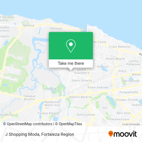 J Shopping Moda map