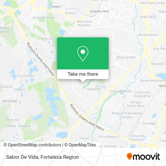 Sabor De Vida map