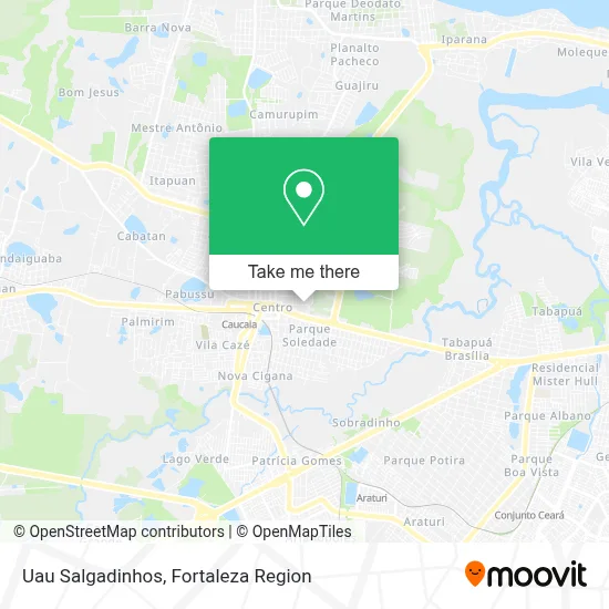 Uau Salgadinhos map