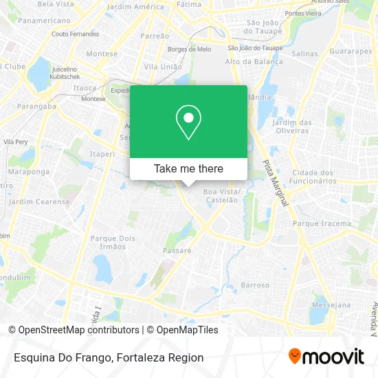 Esquina Do Frango map