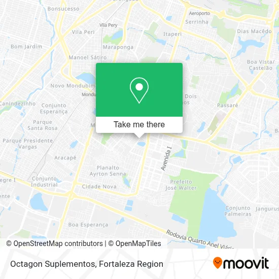 Octagon Suplementos map
