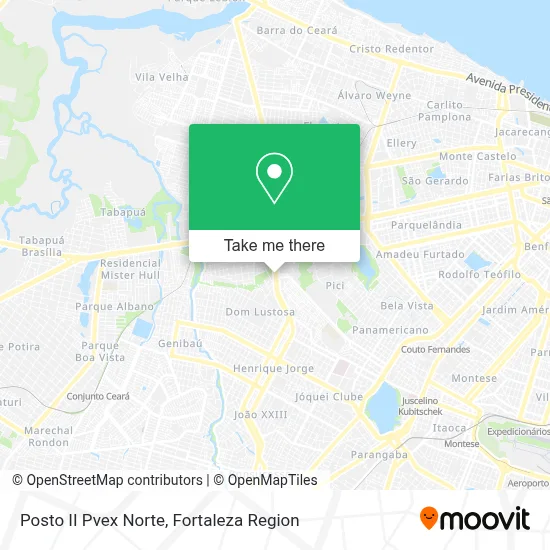 Posto II Pvex Norte map