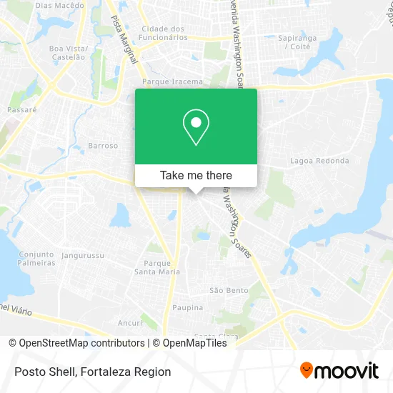 Posto Shell map
