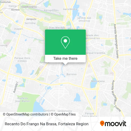 Recanto Do Frango Na Brasa map