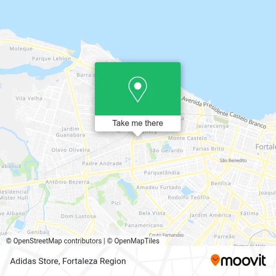 Adidas Store map