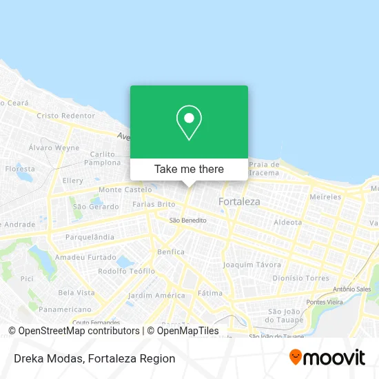 Dreka Modas map