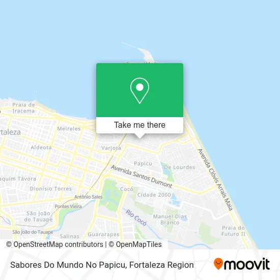 Sabores Do Mundo No Papicu map
