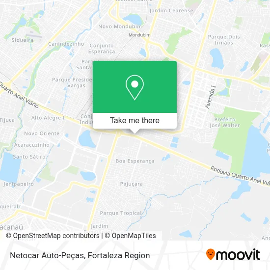 Netocar Auto-Peças map