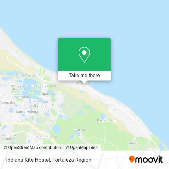 Indiana Kite Hostel map