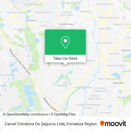 Camel Corretora De Seguros Ltda map