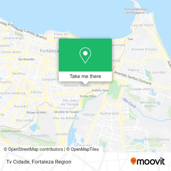 Tv Cidade map