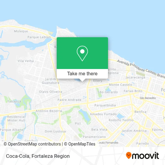 Coca-Cola map