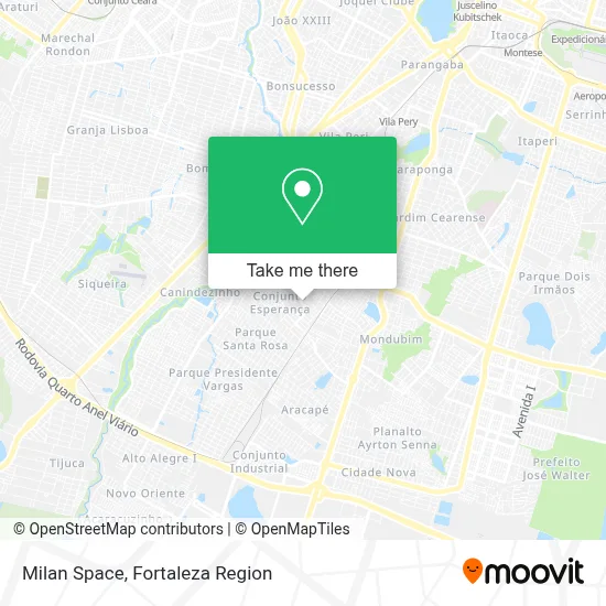 Spazio Milano map
