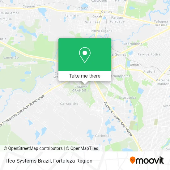Ifco Systems Brazil map