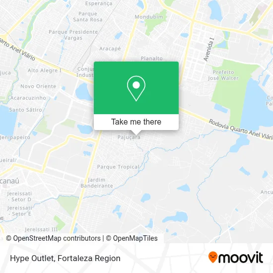 Hype Outlet map