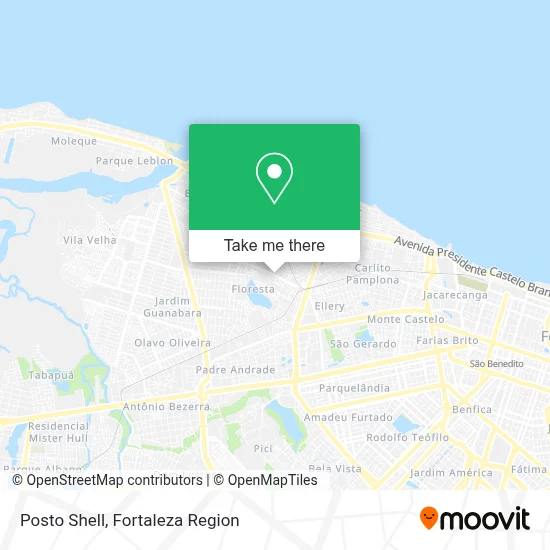 Posto Shell map