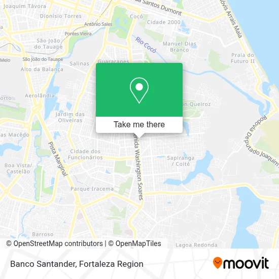 Banco Santander map
