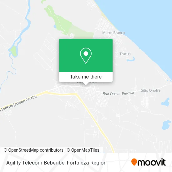 Agility Telecom Beberibe map