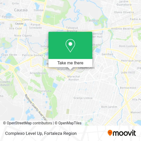 Complexo Level Up map