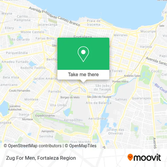Zug For Men map