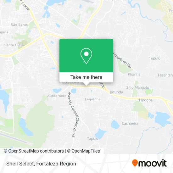 Shell Select map