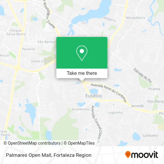 Palmares Open Mall map