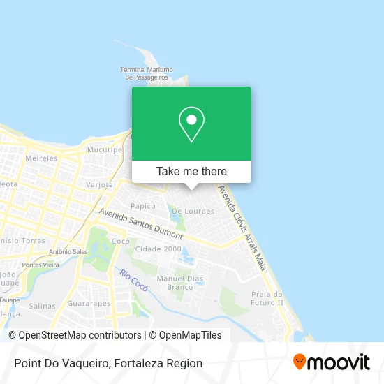 Point Do Vaqueiro map