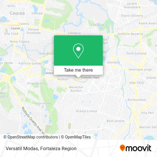 Versátil Modas map