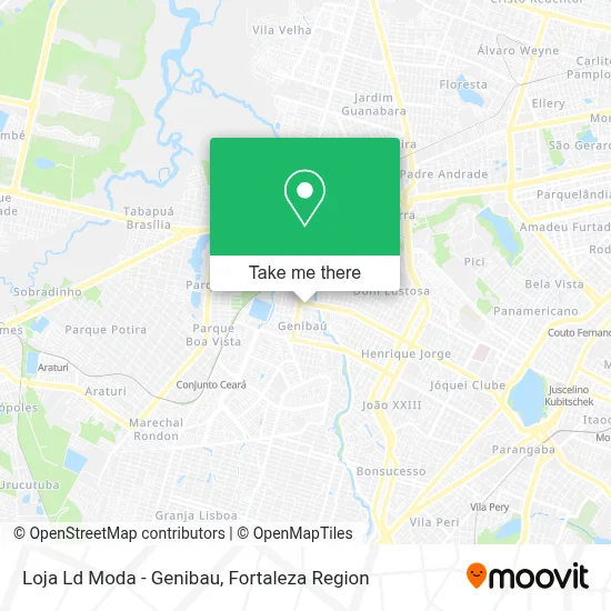 Loja Ld Moda - Genibau map