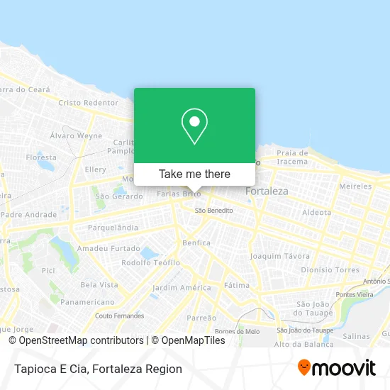 Tapioca E Cia map
