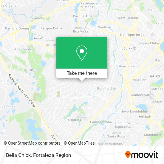 Bella Chick map